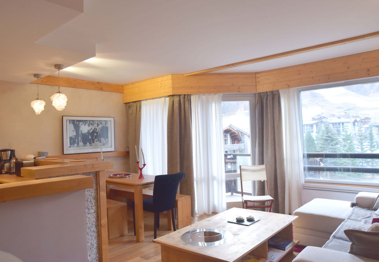 Apartment in Val-d´Isère - L'ALBARON 3CH,WIFI,PARKING, 100 m PISTES