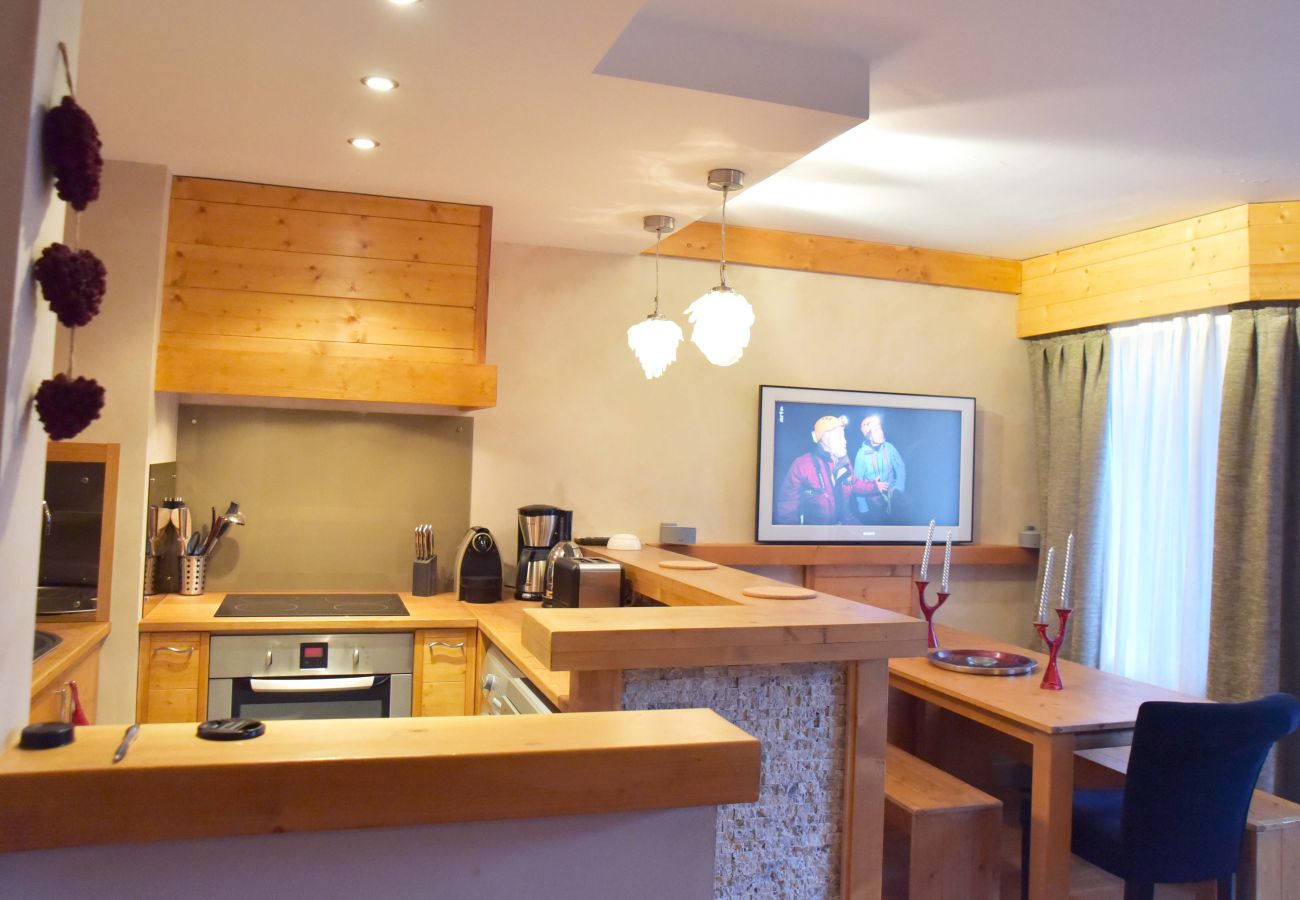 Apartamento en Val-d´Isère - L'ALBARON 3CH,WIFI,PARKING, 100 m PISTES