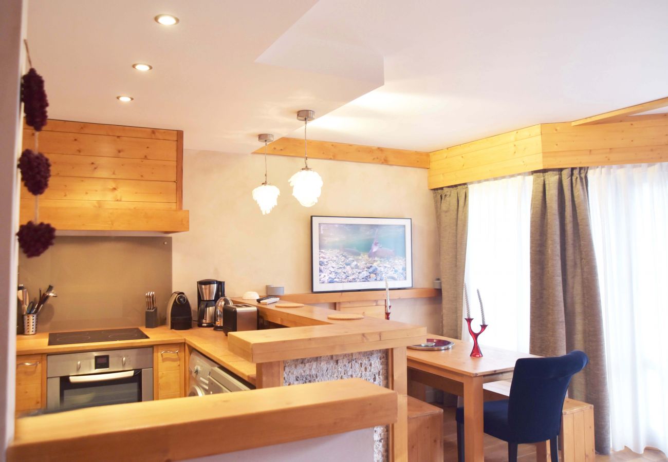 Apartamento en Val-d´Isère - L'ALBARON 3CH,WIFI,PARKING, 100 m PISTES